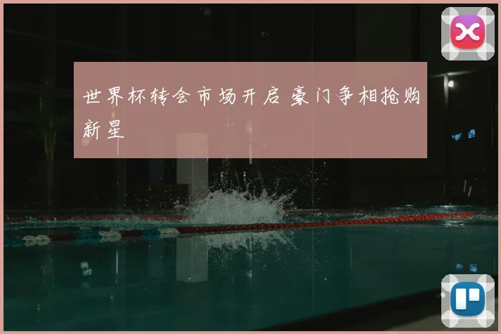 世界杯转会市场开启 豪门争相抢购新星