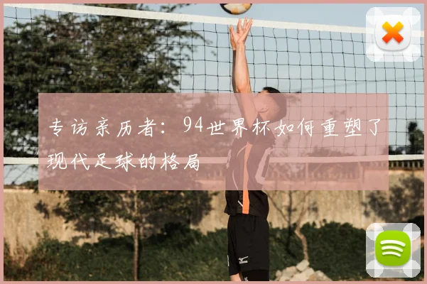 专访亲历者：94世界杯如何重塑了现代足球的格局